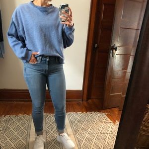 Vintage Cropped Sweatshirt